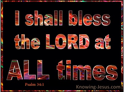 Psalm 34:1